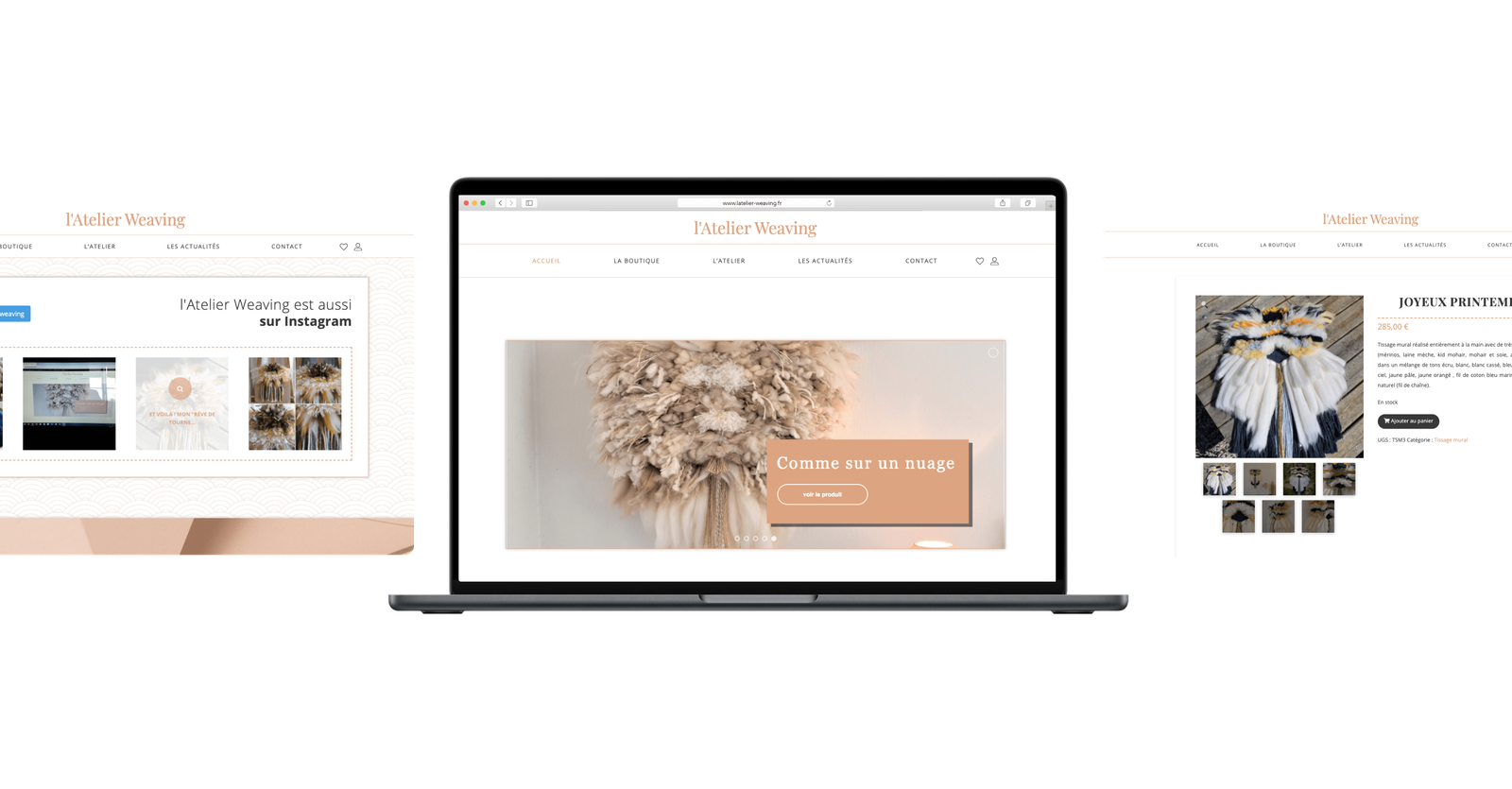 site artisan en ligne atelier weaving